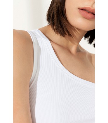 REMY Ribbed One-Shoulder Top REMY Ribbed One-Shoulder Top