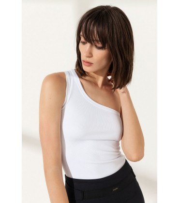REMY Ribbed One-Shoulder Top REMY Ribbed One-Shoulder Top